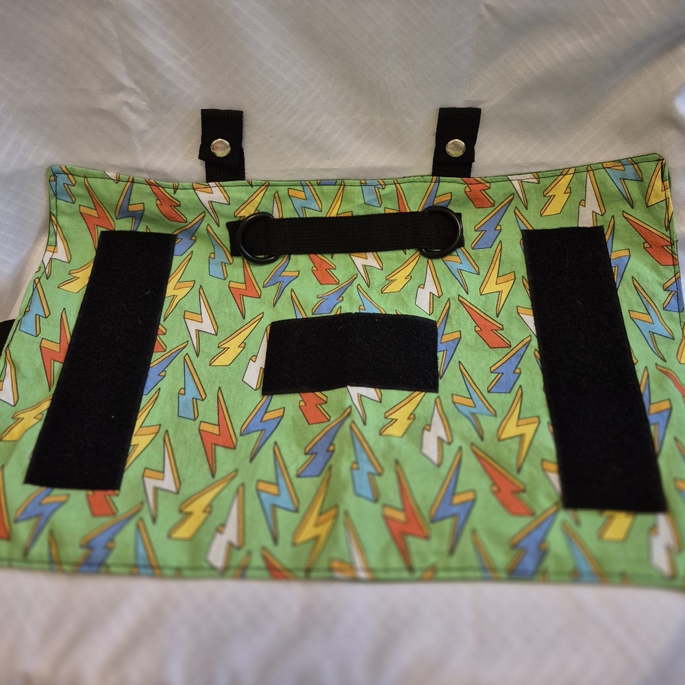 Colorful Lightning Service Dog Cape - Picture 1 of 1